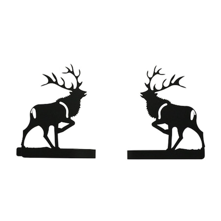 Village Wrought Iron CUR-TB-201 Elk Tie Backs